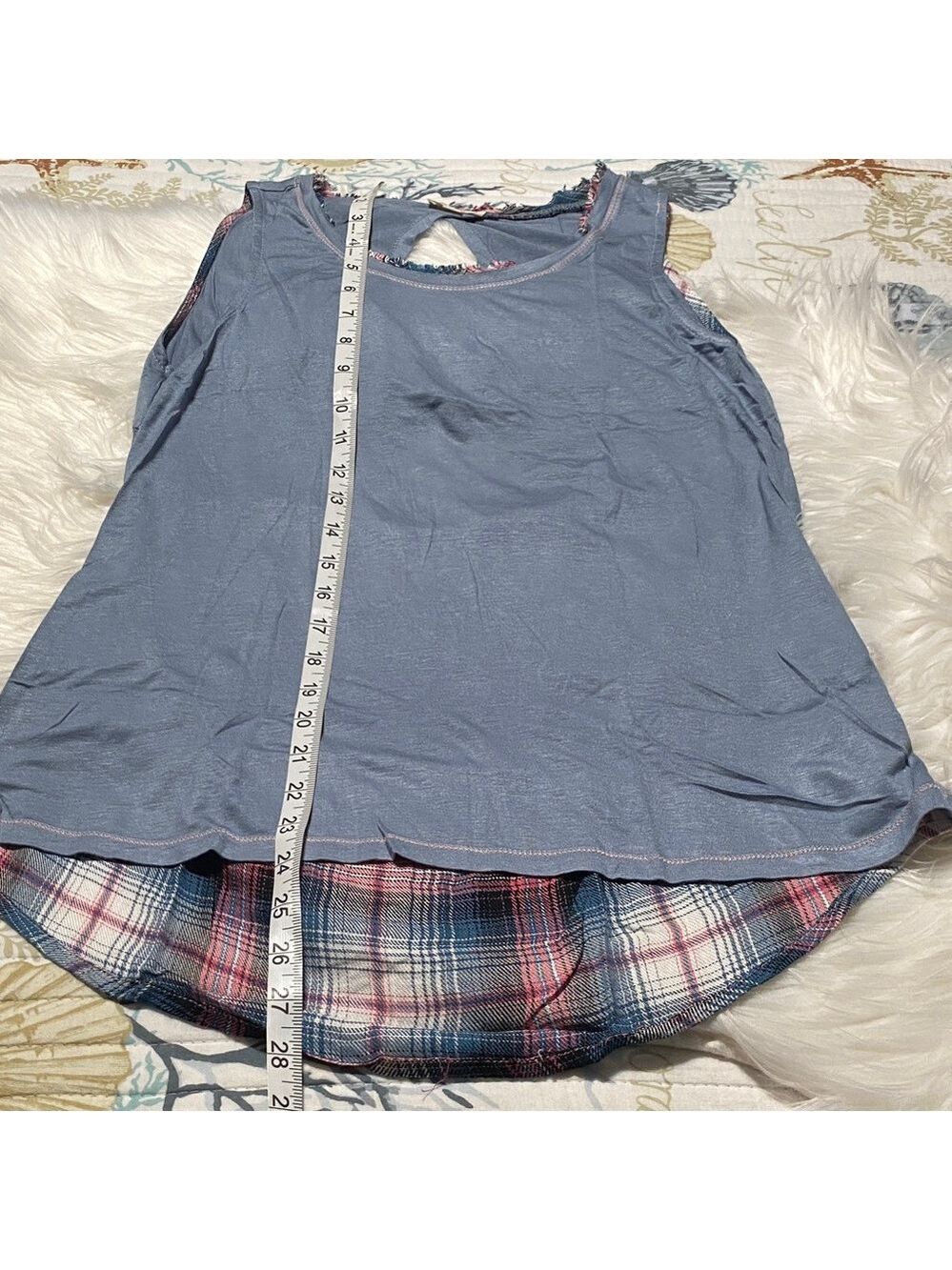 Hem & Thread blue Tank Top - Picture 7 of 7